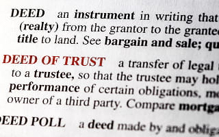 Deed of Reconveyance Form
